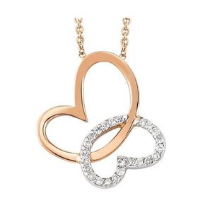 Harem Altın RMK1018 18 Ayar Altın Pırlanta Kelebek Kolye