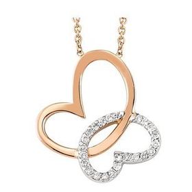 Harem Altın RMK1018 18 Ayar Altın Pırlanta Kelebek Kolye