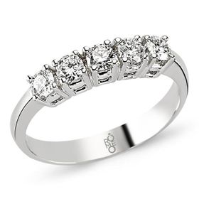 Harem Altın RMY207 18 Ayar Altın 0.60 Ct Pırlanta Beştaş Yüzük