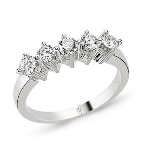 Harem Altın RMY212 18 Ayar Altın 0.60 Ct Pırlanta Beştaş Yüzük