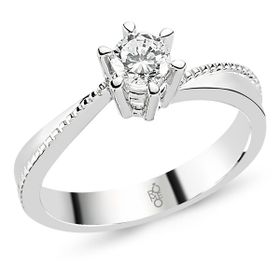 Harem Altın RMY508 0.30 ct Pırlanta Tektaş Yüzük