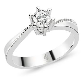 Harem Altın RMY508 0.30 ct Pırlanta Tektaş Yüzük