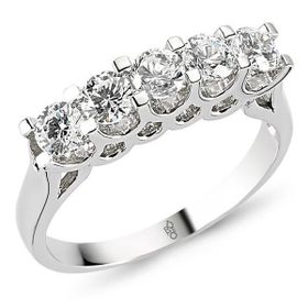 Harem Altın RMY510 18 Ayar Altın Pırlanta 0.90 ct Beştaş Yüzük