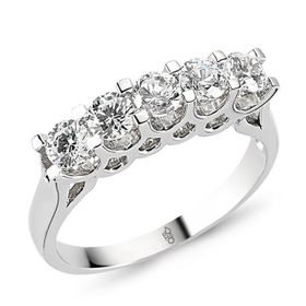 Harem Altın RMY510 18 Ayar Altın Pırlanta 0.90 ct Beştaş Yüzük