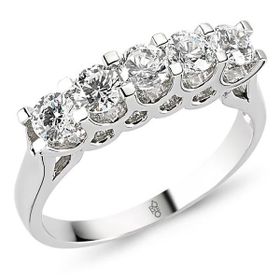 Harem Altın RMY510 18 Ayar Altın Pırlanta 0.90 ct Beştaş Yüzük