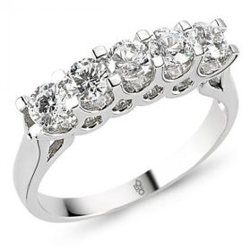 Harem Altın RMY510 18 Ayar Altın Pırlanta 0.90 ct Beştaş Yüzük