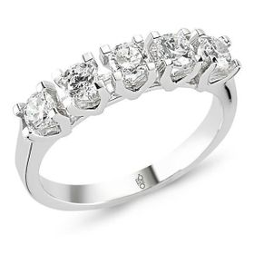 Harem Altın RMY511 18 Ayar Altın 0.80 ct Pırlanta Beştaş Yüzük
