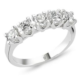 Harem Altın RMY511 18 Ayar Altın 0.80 ct Pırlanta Beştaş Yüzük