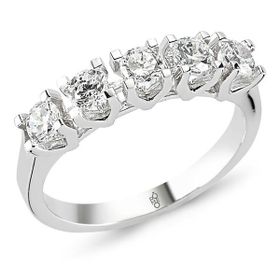 Harem Altın RMY511 18 Ayar Altın 0.80 ct Pırlanta Beştaş Yüzük