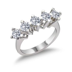 Harem Altın RMY522 14 Ayar Altın 0.75 Ct Pırlanta Beştaş Yüzük