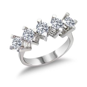 Harem Altın RMY529 14 Ayar Altın 1.25 Ct Pırlanta Beştaş Yüzük