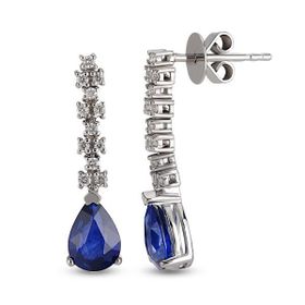 Harem Altın RTK1 1.58 ct Safir Pırlanta Küpe