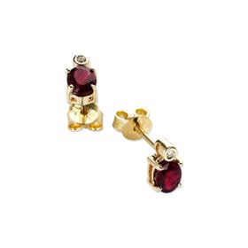 Harem Altın RTK12 1.07 ct Yakut Pırlanta Küpe