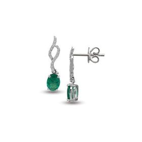 Harem Altın RTK18 0.97 ct Zümrüt Pırlanta Küpe