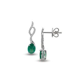 Harem Altın RTK18 0.97 ct Zümrüt Pırlanta Küpe