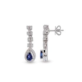 Harem Altın RTK2 1.19 ct Safir Pırlanta Küpe