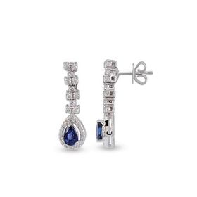 Harem Altın RTK2 1.19 ct Safir Pırlanta Küpe