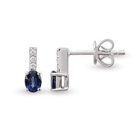 Harem Altın RTK20 0.60 ct Safir Pırlanta Küpe