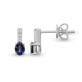 Harem Altın RTK20 0.60 ct Safir Pırlanta Küpe