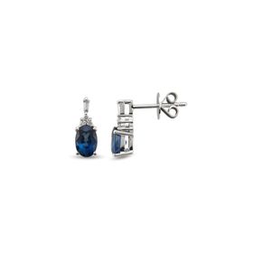 Harem Altın RTK21 1.31 ct Safir Pırlanta Küpe