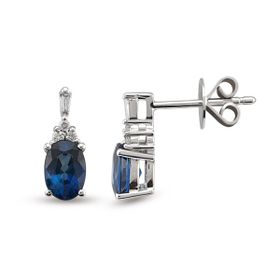 Harem Altın RTK21 1.31 ct Safir Pırlanta Küpe