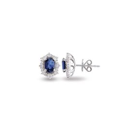 Harem Altın RTK23 1.65 ct Safir Pırlanta Küpe