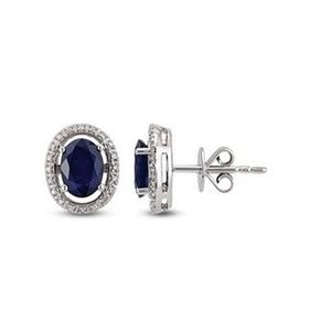 Harem Altın RTK3 1.56 ct Safir Pırlanta Küpe