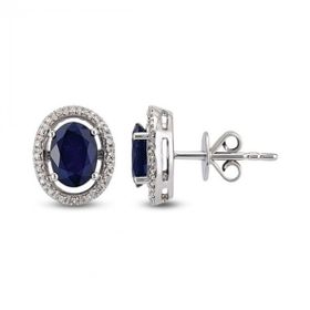 Harem Altın RTK3 1.56 ct Safir Pırlanta Küpe