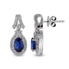 Harem Altın RTK30 2.29 ct Safir Pırlanta Küpe