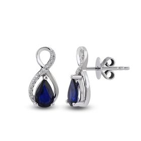 Harem Altın RTK34 0.91 ct Safir Pırlanta Küpe