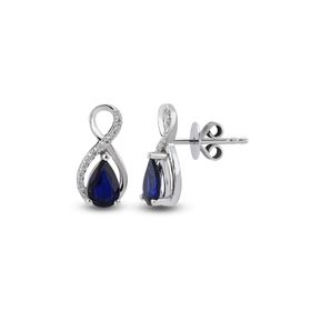 Harem Altın RTK34 0.91 ct Safir Pırlanta Küpe