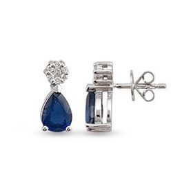 Harem Altın RTK37 1.66 ct Safir Pırlanta Küpe