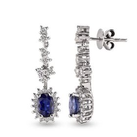 Harem Altın RTK38 1.74 ct Safir Pırlanta Küpe
