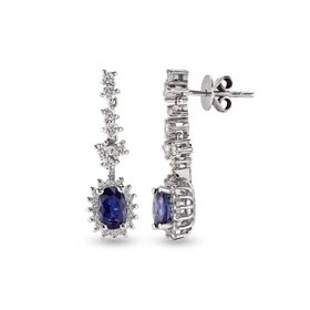 Harem Altın RTK38 1.74 ct Safir Pırlanta Küpe
