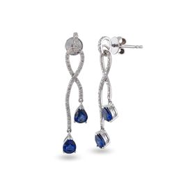 Harem Altın RTK39 1.64 ct Safir Pırlanta Küpe