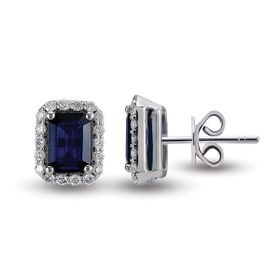 Harem Altın RTK4 2.30 ct Safir Pırlanta Küpe