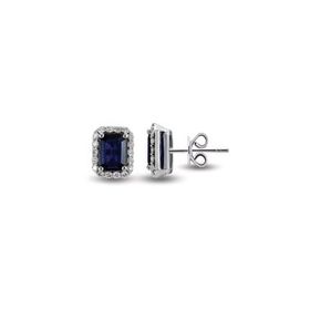 Harem Altın RTK4 2.30 ct Safir Pırlanta Küpe