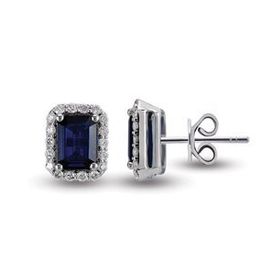 Harem Altın RTK4 2.30 ct Safir Pırlanta Küpe