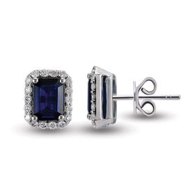 Harem Altın RTK4 2.30 ct Safir Pırlanta Küpe