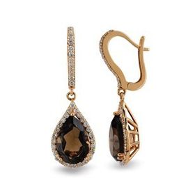 Harem Altın RTK40 4.34 ct Renkli Taşlı Pırlanta Küpe