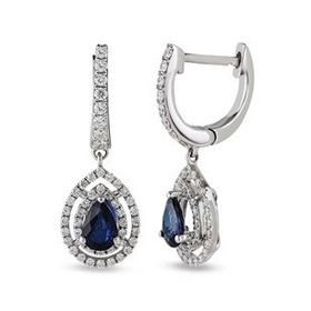 Harem Altın RTK42 1.64 ct Safir Pırlanta Küpe