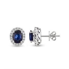 Harem Altın RTK48 3.18 ct Safir Pırlanta Küpe