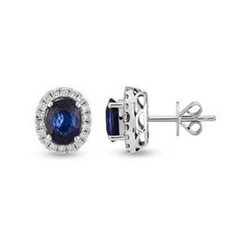 Harem Altın RTK48 3.18 ct Safir Pırlanta Küpe