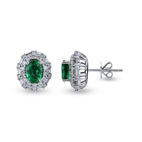 Harem Altın RTK49 2.25 ct Zümrüt Pırlanta Küpe