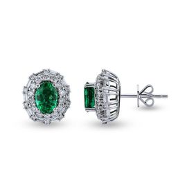 Harem Altın RTK49 2.25 ct Zümrüt Pırlanta Küpe