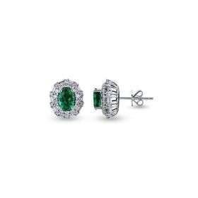 Harem Altın RTK49 2.25 ct Zümrüt Pırlanta Küpe