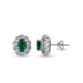 Harem Altın RTK49 2.25 ct Zümrüt Pırlanta Küpe