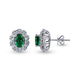 Harem Altın RTK49 2.25 ct Zümrüt Pırlanta Küpe