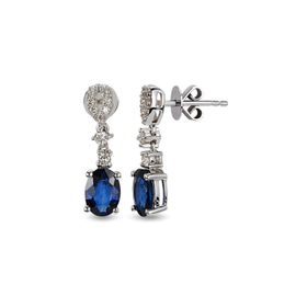 Harem Altın RTK7 2.09 ct Safir Pırlanta Küpe