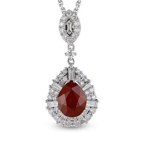Harem Altın RTKL37 2.90 Ct Pırlanta Yakut Altın Kolye